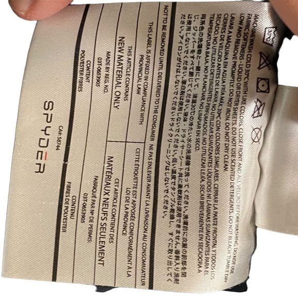 Spyder Challenger Boys‎ Blue Insulated Ski Jacket Winter Size 2 - Picture 11 of 16